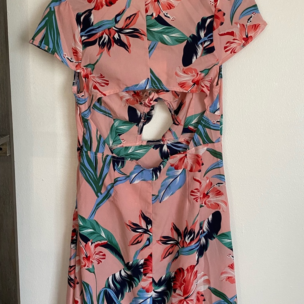 Floral wrap dress